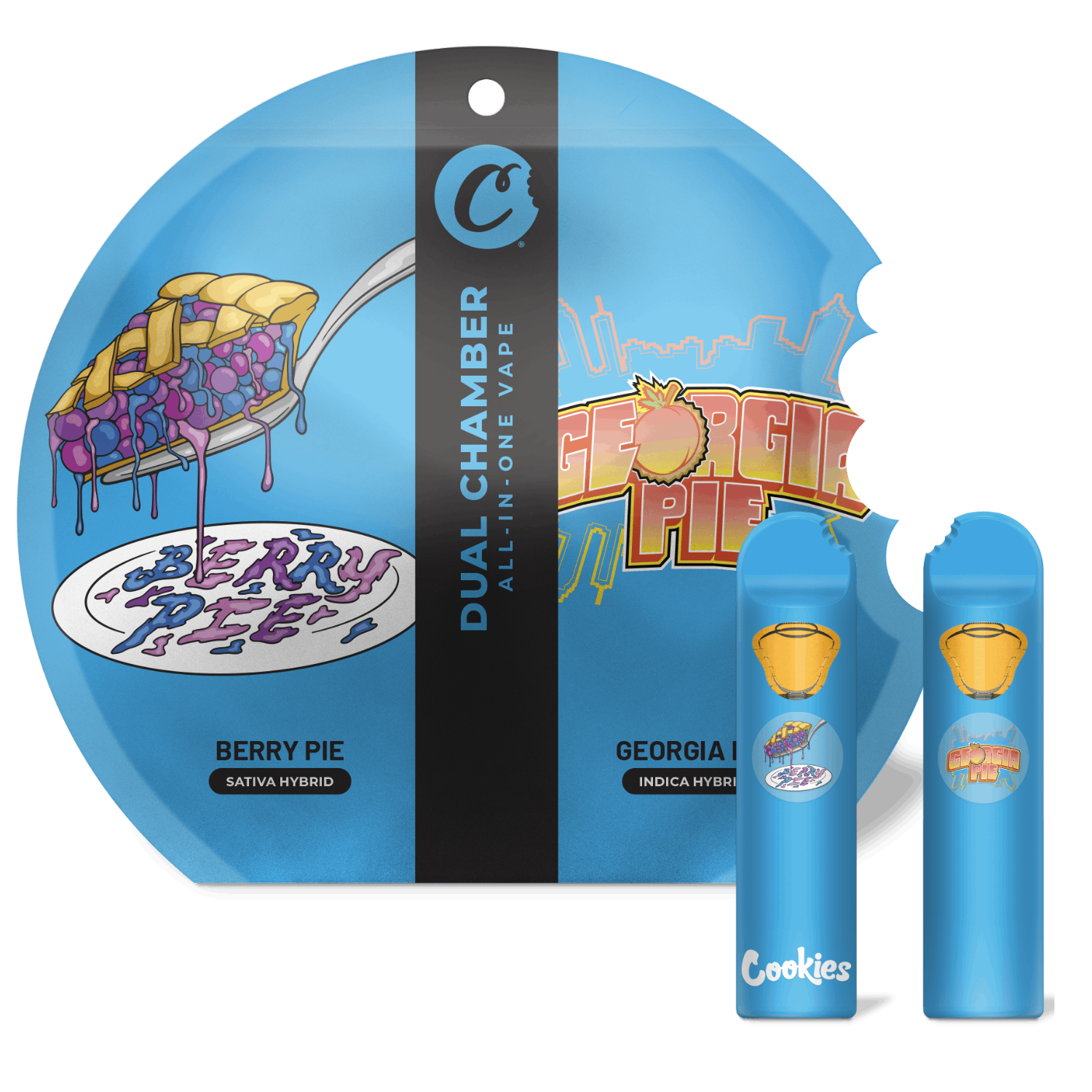 BERRY PIE & GEORGIA PIE - DUAL CHAMBER ALL-IN-ONE
