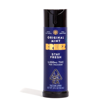 Breez Tincture Spray - Original Mint 1000mg