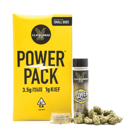 Claybourne Power Pack Small Bud Flower - Apple Tartz 3.5g + 1g Kief
