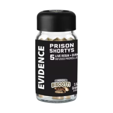 Evidence Infused Preroll - Biscotti 5 Pack