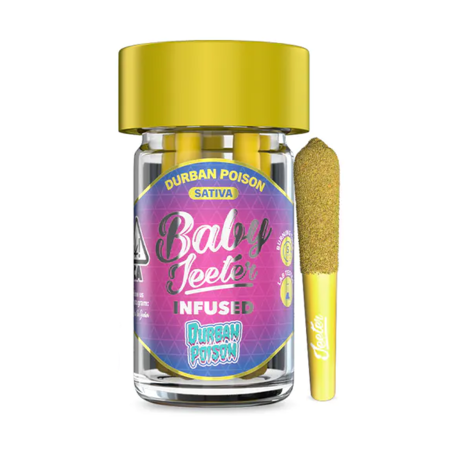 Jeeter Infused Baby Preroll - Durban Poison 2.5g (5ct)