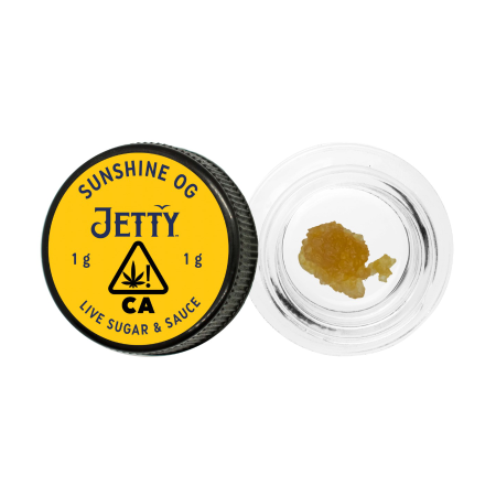 Jetty Live Resin Sugar and Sauce Extract - Sunshine OG 1g
