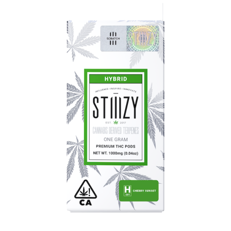 STIIIZY Gold Live Resin Vape Cartridge - Cherry Sunset 0.5g