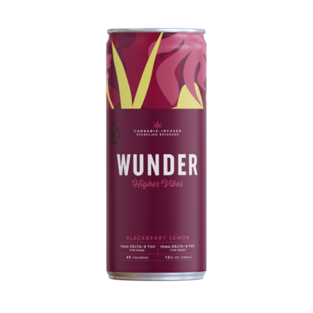 Wunder Higher Vibes - Blackberry Lemon 12oz 4 Pack